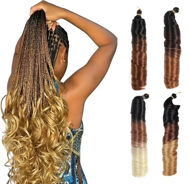 Cabelo sintético cacheado